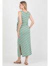 Vestido Midi Premamá Marinero Verde