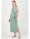 Vestido Midi Premamá Marinero Verde