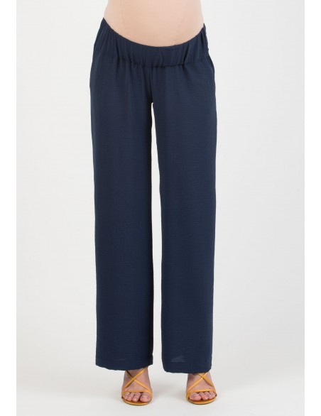 Pantalón Premamá Fluido Palazzo GB Azul