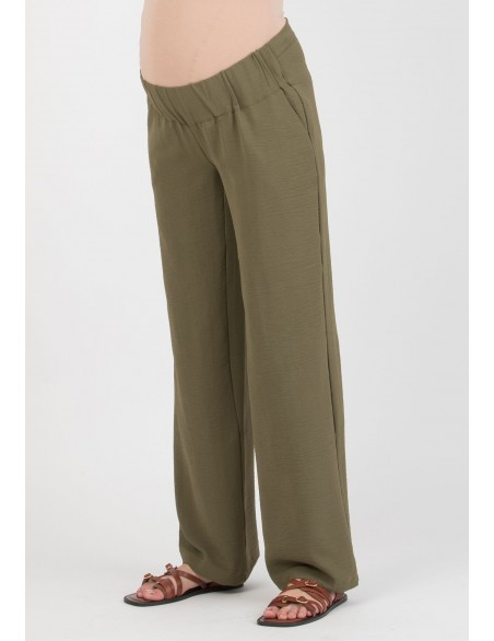 Pantalón Premamá Fluido Palazzo GB Kaki