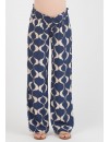 Pantalón Premamá Fluido Estampa Geom