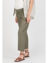 Pantalón Premamá 7/8 Fluido Kaki