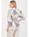 Blusa Premamá Kimono Lilas
