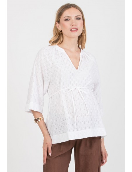 Camisa Premamá Sangallo