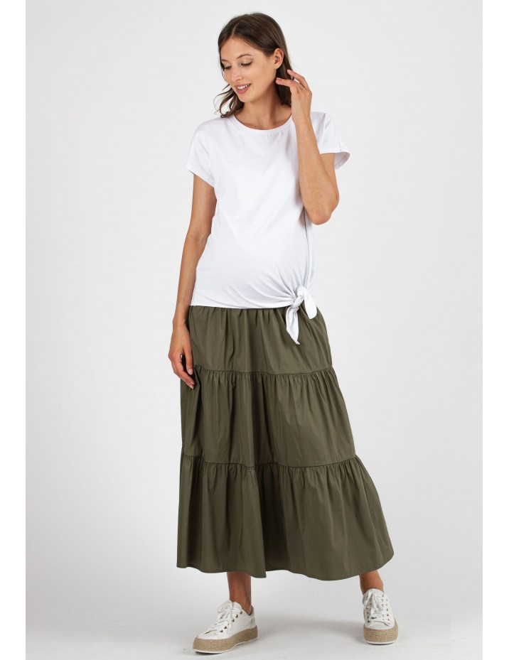 Camiseta Premamá Nudo Cadera