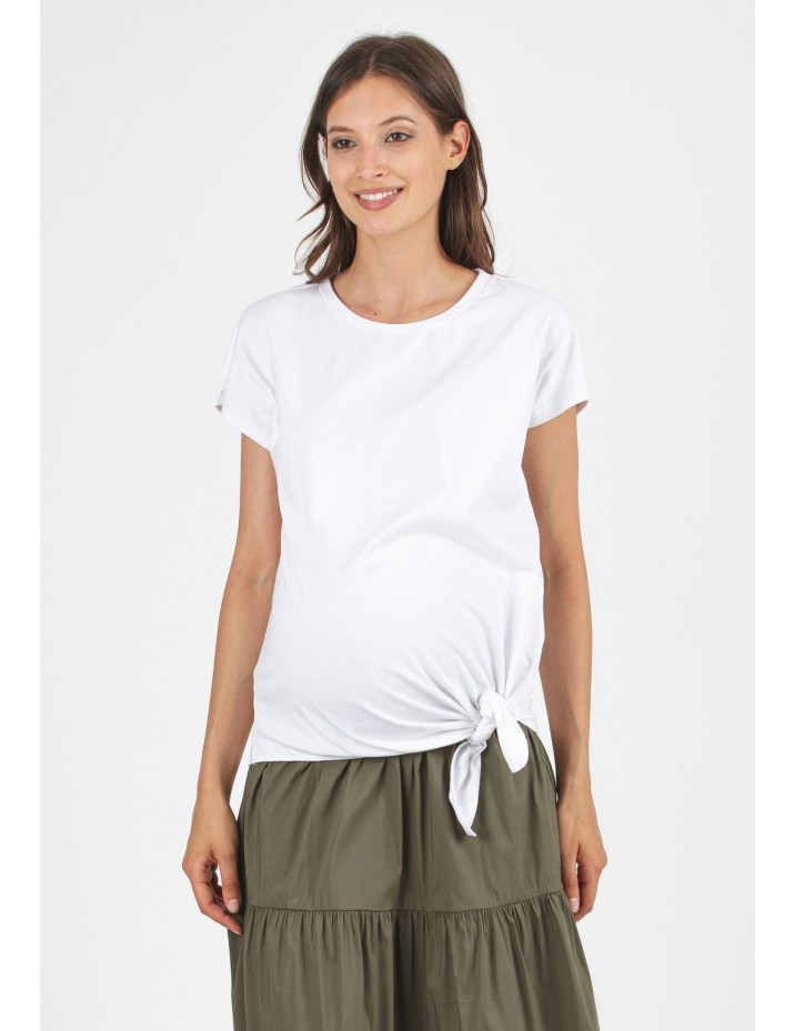 Camiseta Premamá Nudo Cadera