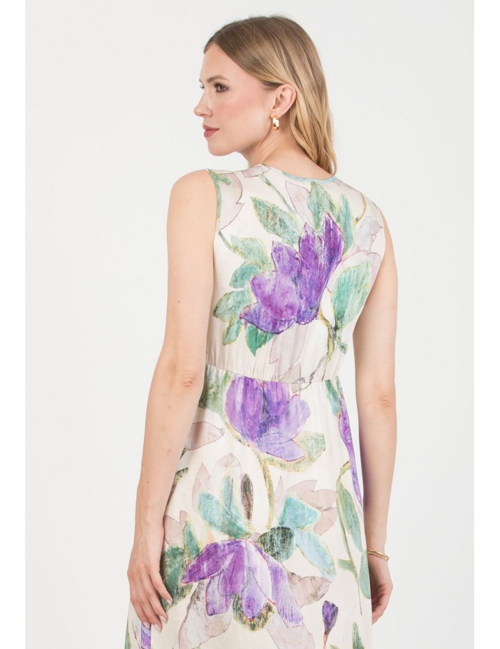 Vestido Premamá y Lactancia Largo Estampa