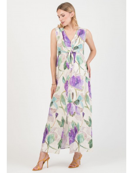 Vestido Premamá y Lactancia Largo Estampa