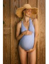 Bañador Premamá Marinero Lazo Amarillo