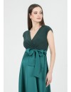Vestido Largo Premamá y Lactancia Boda Verde