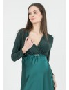 Vestido Midi Premamá y Lactancia Cinturón Detalle