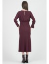 Vestido Midi Premamá Cuello Barca