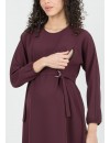 Vestido Premamá y Lactancia Anillas Grana