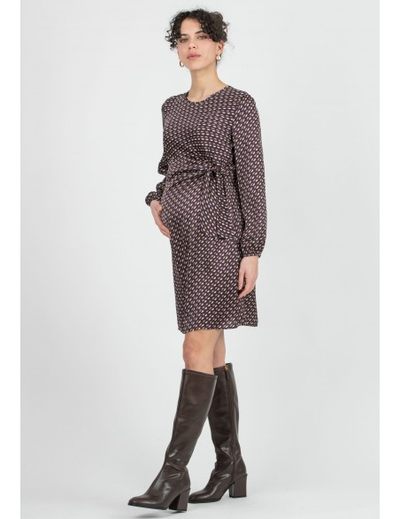 Vestido Premamá Nudo Estampa