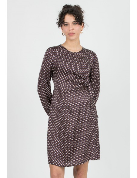 Vestido Premamá Nudo Estampa