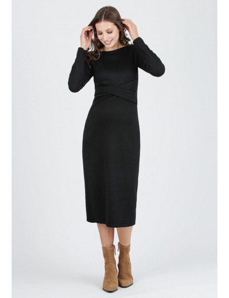 Vestido Midi Premamá Cruzado Ng
