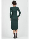 Vestido Midi Premamá Cruzado Verde
