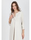 Vestido Premamá y Lactancia Pana Crema