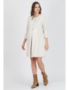 Vestido Premamá y Lactancia Pana Crema