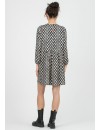 Vestido Premamá y Lactancia Estampa Gris