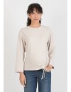 Sudadera Premamá Recogido Crudo