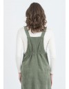Vestido Peto Premamá Pana Verde