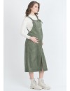 Vestido Peto Premamá Pana Verde