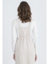 Vestido Peto Premamá Pana Crudo