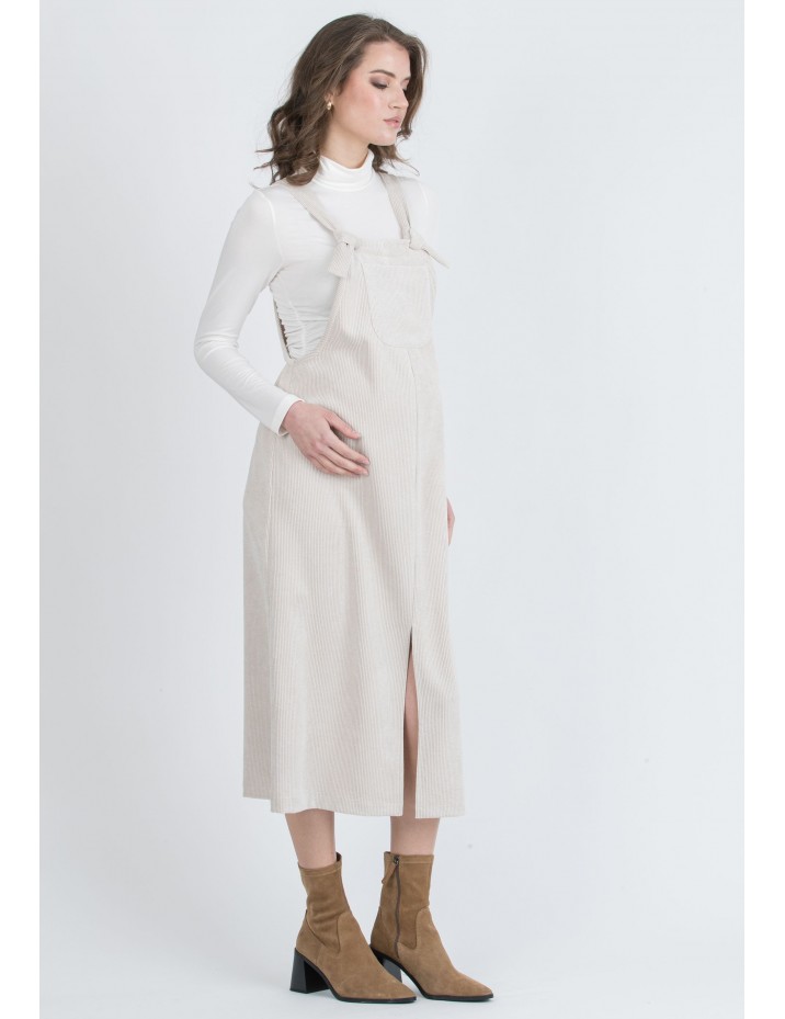 Vestido Peto Premamá Pana Crudo
