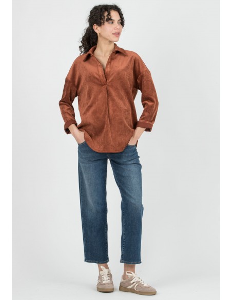 Camisa Premamá Pana Caldera Oversize