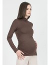 Camiseta Premamá Basic Cisne Marrón