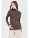 Camiseta Premamá Basic Cisne Marrón