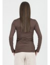 Camiseta Premamá Basic Cisne Marrón
