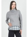 Jersey Premamá y Lactancia Combi gris