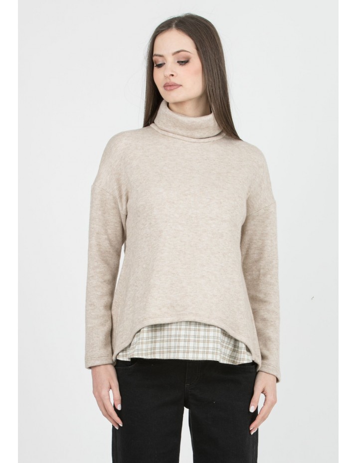 Jersey Premamá y Lactancia Combi Beige