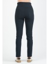 Pantalón Básico Premamá Punto Roma Azul
