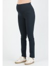 Pantalón Básico Premamá Punto Roma Azul