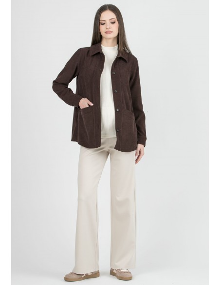 Pantalón Premamá Crema Diagonal