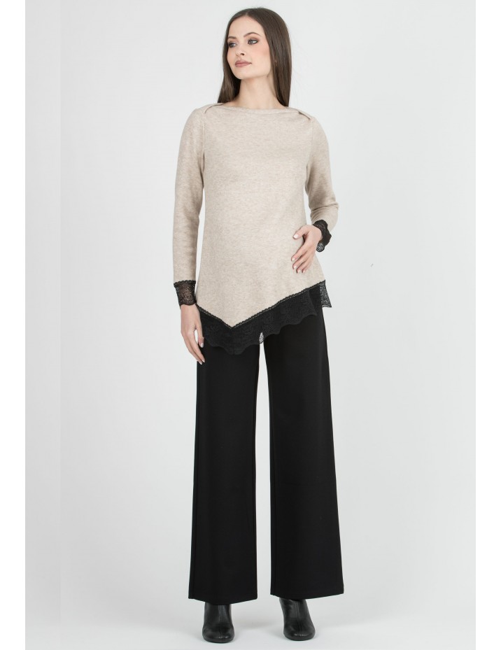 Pantalón Premamá Negro Diagonal