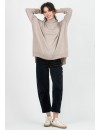 Jersey Premama Over con Botones Bg