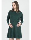 Vestido Premamá y Lactancia 2 Piezas Verde