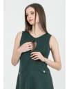 Vestido Premamá y Lactancia 2 Piezas Verde