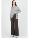 Pantalón Premamá Palazzo Rayas Marrón