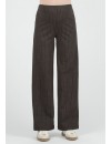 Pantalón Premamá Palazzo Rayas Marrón
