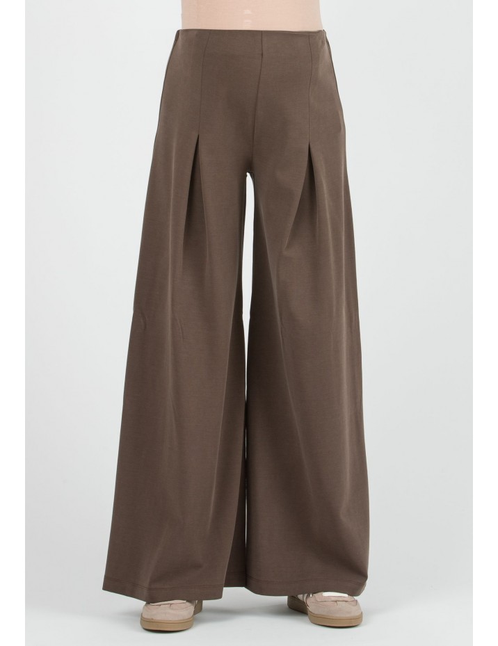 Pantalón Premamá Marrón Cupro Maxi Pinza