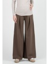 Pantalón Premamá Marrón Cupro Maxi Pinza