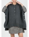Capa Premamá y Lactancia con Cuello Gris