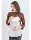 Jersey Premamá y Lactancia Combi Rayas