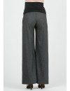 Pantalón Premamá Palazzo Gris Lurex