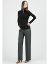 Pantalón Premamá Palazzo Gris Lurex